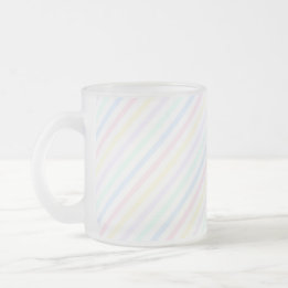 Pastel Retro Snoep Stripe Matglas Koffiemok