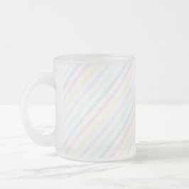 Pastel Retro Snoep Stripe Matglas Koffiemok