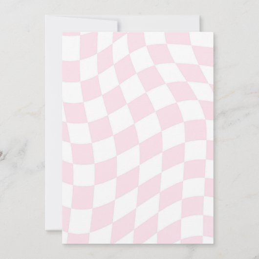 Pastel Retro van Groovy Little Miss Threenager Kaart (Achterkant)