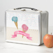 Pastel Retro Waterverf Ice Cream & Sprins (In situ)