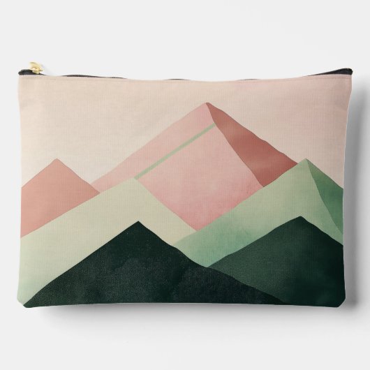 Pastel Ridge – Geometrisch berglandschap #1 Etui (Voorkant)
