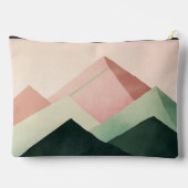 Pastel Ridge – Geometrisch berglandschap #1 Etui (Achterkant)