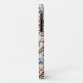 Pastel rococo bloemig met vogel Case-Mate iPhone case (Achterkant/links)