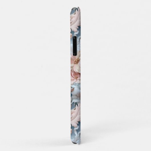 Pastel Rococo Floral Case-Mate iPhone Case (Achterkant/rechts)