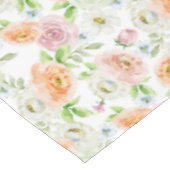 Pastel Romantic Rozen Patroon Tafelkleed (Gekanteld)