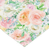 Pastel Romantic Rozen Pattern Short Table Runner Korte Tafelloper (Hoek)
