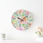 Pastel romantische tuin grote klok (Huis)