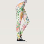 Pastel romantische tuin leggings (Rechts)