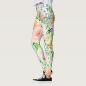 Pastel romantische tuin leggings (Links)