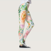 Pastel romantische tuin leggings (Rechts)