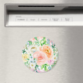 Pastel romantische tuin magneet (Insitu (Vaatwasser))