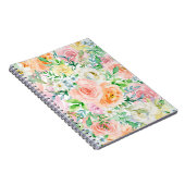 Pastel romantische tuin notitieboek (Rechterzijde)