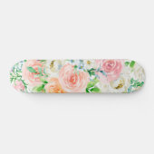 Pastel romantische tuin persoonlijk skateboard (Horizontaal)