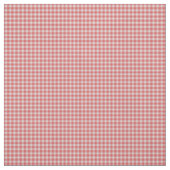 Pastel rood en wit geruit patroon stof (Swatch)