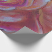 Pastel roos centrum cadeaupapier (Hoek)