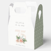 Pastel Roos Floral Bunch Elke ouderdag Bedankdoosjes (Geopend)