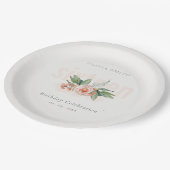 Pastel Roos Floral Bunch Elke ouderdag Papieren Bordje (Gekanteld)