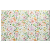 Pastel Roos Flowers Garden Stof (Fat Quarter)