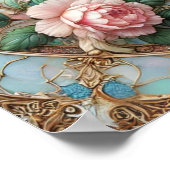 Pastel Roos Garden Bijbelverzen Poster (Hoek)