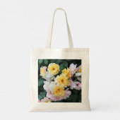 Pastel Roos Garden Canvas tas (Achterkant)
