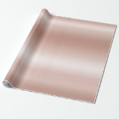 Pastel Roos Gold Foil Ombre Cadeaupapier (Uitgerold)