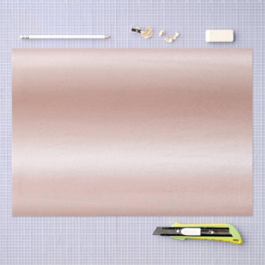 Pastel Roos Gold Foil Ombre Tissuepapier (Craft)