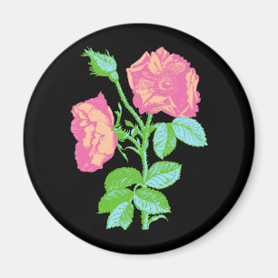 Pastel Roos Magneet