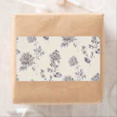 Pastel roos patroon etiket (Insitu)