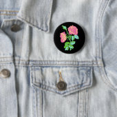 Pastel Roos Ronde Button 5,7 Cm (In situ)