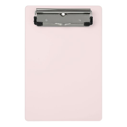Pastel Roze 1 Mini Klembord (Voorkant)