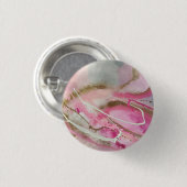Pastel Roze Abstracte Kunst op Canvass Ronde Button 3,2 Cm (Voorkant /achterkant)