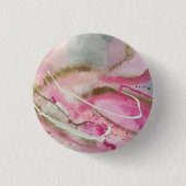Pastel Roze Abstracte Kunst op Canvass Ronde Button 3,2 Cm (Voorkant)