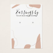 Pastel Roze Abstracte veroudering Kaart (Voorkant)