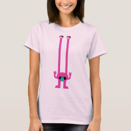 Pastel Roze Alien Tie Dye Rebel Grafische T-shirt