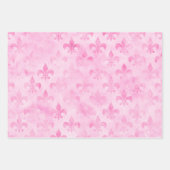 Pastel Roze Aquarel Geometrische Verjaardag Trouwf Inpakpapier Vel (Voorkant)