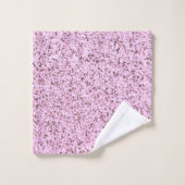Pastel roze betontextuur bad handdoek (Wasdoekje)