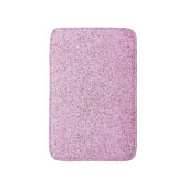 Pastel roze betontextuur badmat (Voorkant Verticaal)
