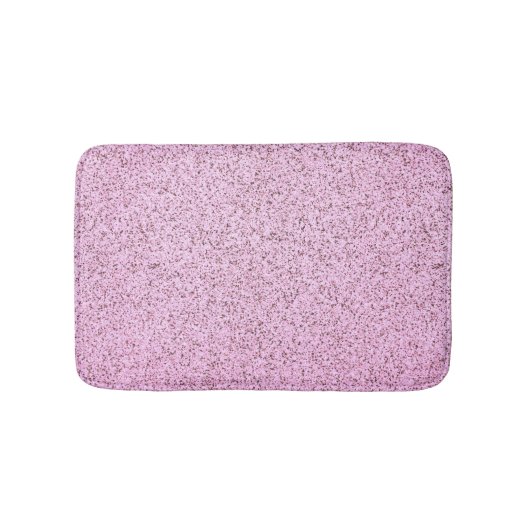 Pastel roze betontextuur badmat (Voorkant)