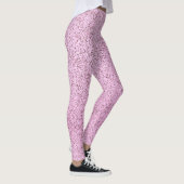 Pastel roze betontextuur leggings (Rechts)