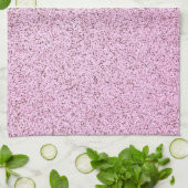 Pastel roze betontextuur theedoek (Gevouwen)
