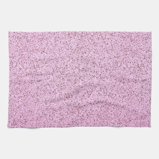 Pastel roze betontextuur theedoek (Horizontaal)