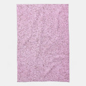 Pastel roze betontextuur theedoek (Verticaal)