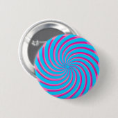 Pastel Roze Blauw Abstract Ronde Button 5,7 Cm (Voorkant /achterkant)