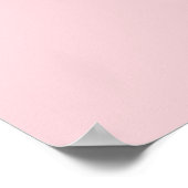 Pastel roze, blauw en Paars geometrisch Poster (Hoek)