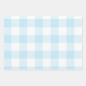 Pastel Roze Blauw en Paars Pasen Gingham Multi Inpakpapier Vel (Voorkant 2)