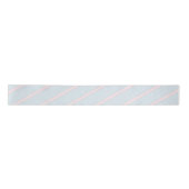 Pastel Roze, Blauw en Wit Satijnen Lint (Voorkant)