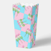 Pastel Roze Blauw Geruit Dango Favoriete Doos Bedankdoosjes (Achterkant)