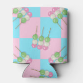 Pastel Roze Blauw Geruite Dango Koeler (Achterkant)