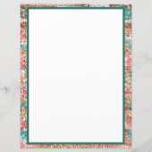  pastel roze blauw glitter gepersonaliseerd (Achterkant)