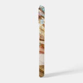 Pastel Roze Blauw Goud Glitter iPhone 15 Case (Linkerkant)